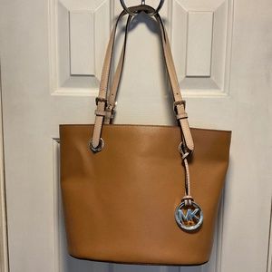 Brown Leather Michael Kors Handbag